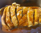 豚肩ロースブロックを茹でて焼いて煮て。作り方9写真