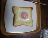 簡単・朝食目玉トースト第２版作り方4写真
