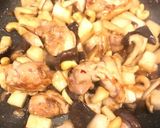 ☆長芋と鶏モモときのこの炒め物☆作り方4写真
