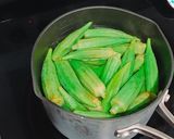お酒のお供に！美味しいオクラのピクルス作り方3写真
