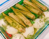 お酒のお供に！美味しいオクラのピクルス作り方7写真
