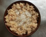 ふわふわメレンゲのじゃが芋おかかTKG作り方4写真