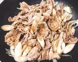 ランチに♩素なし簡単豚肉のスタミナ丼作り方3写真