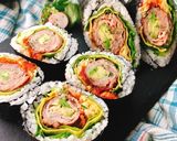 恵方巻きにも！アボカド肉巻きの海苔巻き作り方12写真