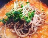 キムチチゲ風パスタ作り方3写真