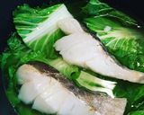 タラとミニ白菜の生姜スープ作り方2写真