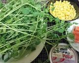 超簡単【豆苗とカニカマのシーザーサラダ】作り方2写真