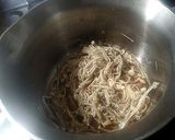「もやしと刻み昆布のなめ茸和え」作り方1写真