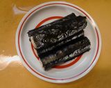 おつまみ　チーズ入りちくわの海苔巻き作り方4写真
