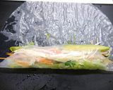 ヘルシー！ライスペーパー海苔巻き作り方4写真