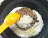 ＊満腹ヘルシー＊山芋と納豆のふわとろ焼き作り方3写真