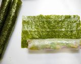 ヘルシー！ライスペーパー海苔巻き作り方6写真