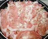 【簡単】豚肉と豆苗ともやし蒸し作り方2写真