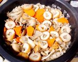 舞茸とごぼう天の炊き込みご飯作り方3写真