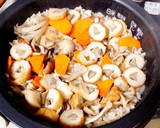 舞茸とごぼう天の炊き込みご飯作り方3写真