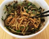 稲庭うどんで作る北京風炸醤麺作り方7写真