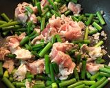 簡単☆にんにくの芽と豚肉の甘辛炒め作り方4写真