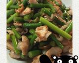 簡単☆にんにくの芽と豚肉の甘辛炒め作り方5写真
