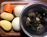 ☆野菜たっぷり☆本格クラムチャウダー☆作り方1写真