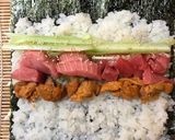 雲丹、中トロ、きゅうりの太巻き寿司作り方4写真