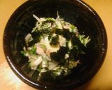 おつまみ　たことかいわれとわかめのサラダ作り方8写真