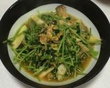 豆苗カンタン 炒め スリランカ風作り方4写真