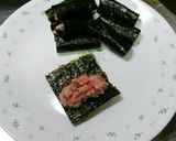 ネギトロの磯辺揚げ作り方1写真