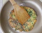 鉄分たっぷり♪ほうれん草のチヂミ作り方4写真