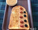 ［簡単 きなこ トースト 黒豆 金時豆］作り方1写真
