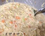 離乳食後期◎簡単お好み焼き作り方4写真