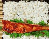 メチャ旨☆焼き鯖キンパ風(焼き海苔)作り方3写真