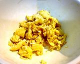 桜えびとじゃこと大根の葉の炒めない炒飯作り方1写真