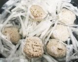 市販簡単★魚つみれ汁★妊娠幼児介護食に作り方3写真