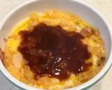 レンジで簡単！かに玉丼の甘酢あんかけ作り方8写真