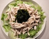 レンジで簡単！鶏むね肉のレタスサラダ作り方7写真