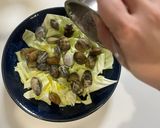 レンジで簡単！あさりとキャベツの酒蒸し作り方4写真