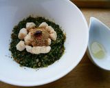 犬ご飯　鶏モモ×エゴマ作り方3写真