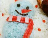 今日のキャラ弁2/5(雪だるま 2種)作り方3写真