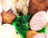 今日のキャラ弁2/5(雪だるま 2種)作り方4写真