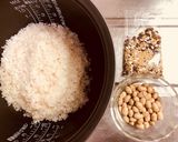 【美容飯】福豆雑穀ごはん作り方1写真