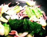 絶品！イカとセロリのレモン炒め♪作り方5写真