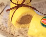 可愛い僕へ*そんなバナナのロールケーキ作り方55写真