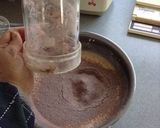 【合格祈願】五角のチョコレートケーキ作り方3写真