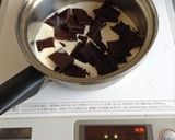 【合格祈願】五角のチョコレートケーキ作り方5写真