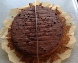 【合格祈願】五角のチョコレートケーキ作り方9写真