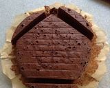 【合格祈願】五角のチョコレートケーキ作り方11写真