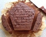 【合格祈願】五角のチョコレートケーキ作り方12写真
