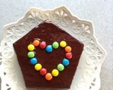 【合格祈願】五角のチョコレートケーキ作り方14写真