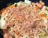 簡単ランチ☆すき焼き風焼うどん作り方5写真