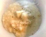 ヘルシー！小麦粉なし簡単豆苗お好み焼作り方1写真